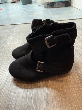 Toddler girl black boots